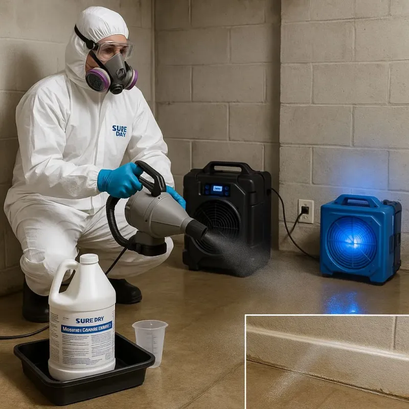 Sanitization and Odor Removal process in Budd Lake, NJ